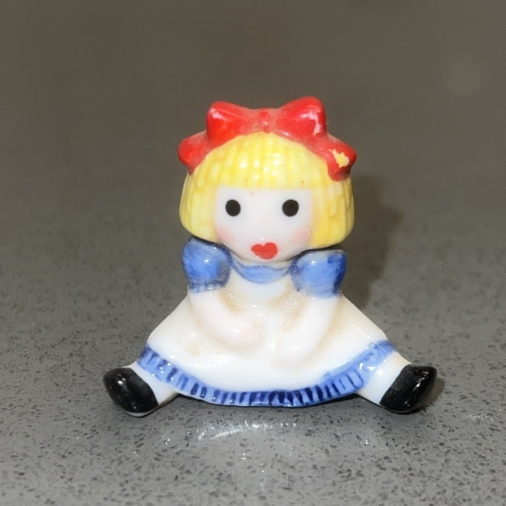 Bug House bone china figurine of a Raggedy Ann doll